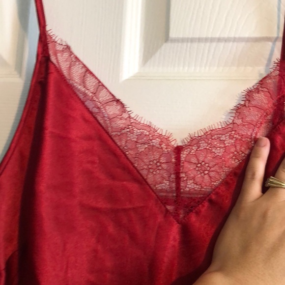 Victoria’s Secret Camisole Top Red/Red Lace NWT - Picture 6 of 10